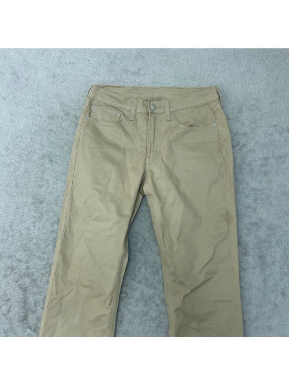 NWOT Levi's 514 Straight Fit Men's W32 L34 Beige  Chino Pants Cotton Blend